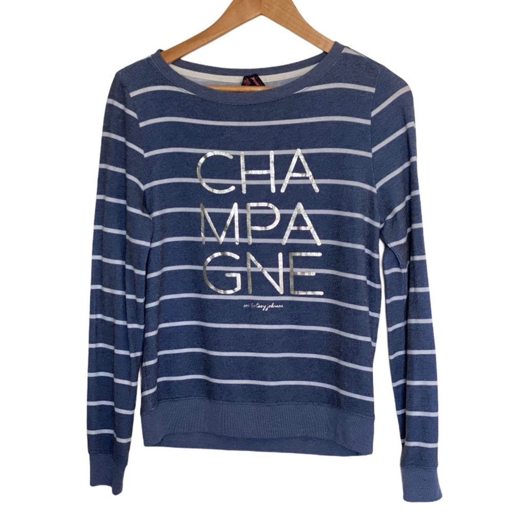 Betsey Johnson striped sweatshirt